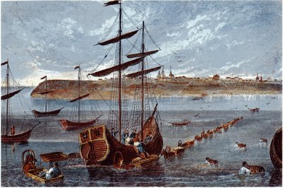 Veduta di Taganrog, c. 1840 da Unbekannt