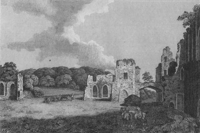 Veduta di parte delle rovine dell