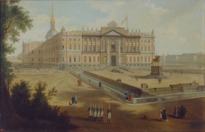 Veduta del Palazzo Michajlovskij a San Pietroburgo da Unbekannt