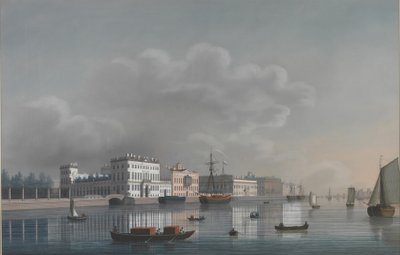 Vista della Neva da Unbekannt