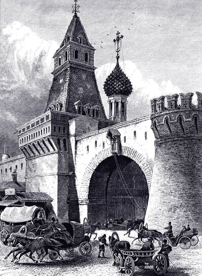 Vista della Torre Nikolskaya e dell