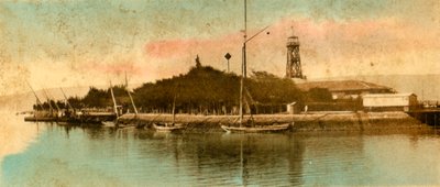 Veduta del porto di Tewfiek, c. 1918-c. 1939 da Unbekannt