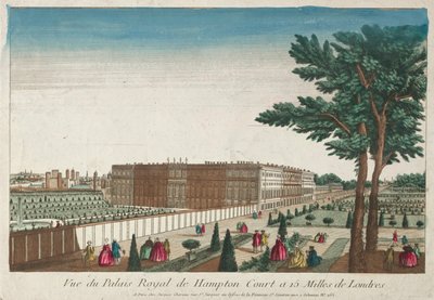 Veduta del Palazzo Reale di Hampton Court da Unbekannt