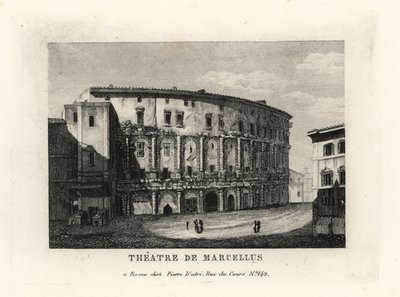 Veduta del Teatro di Marcello, Roma da Unbekannt