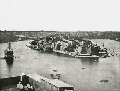 Veduta del porto, Valletta, Malta, 1895 da Unbekannt