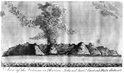 Vista del vulcano sull
