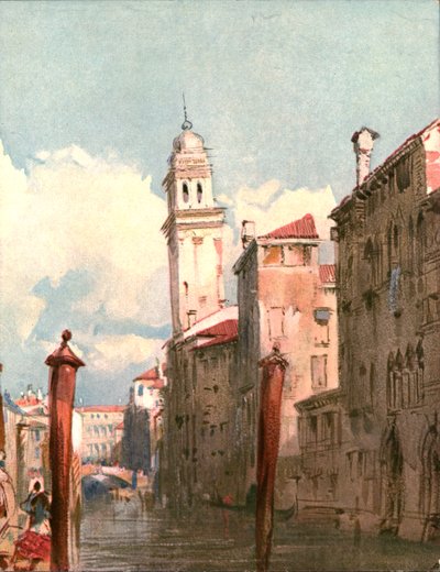 Veduta su un canale, c1826, c1900 da Unbekannt