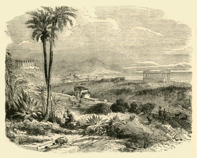Vista sulla costa della Sicilia, 1890 da Unbekannt