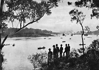 Veduta sul fiume Parramatta, c1900 da Unbekannt