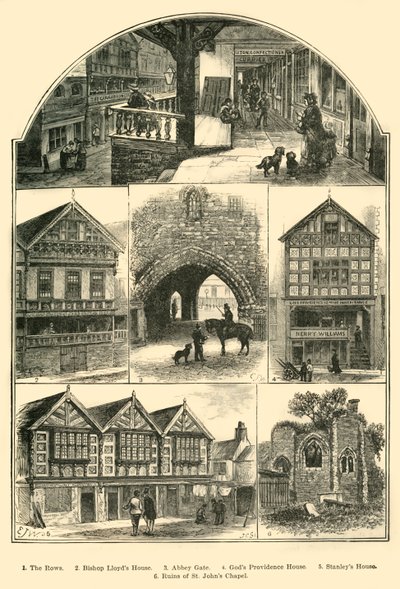 Vedute di Chester, 1898 da Unbekannt