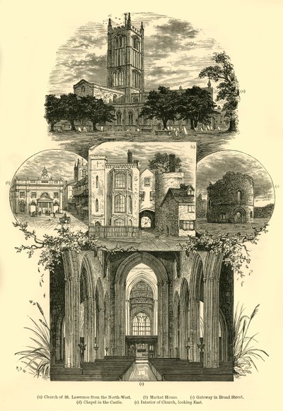 Vedute di Ludlow da Unbekannt