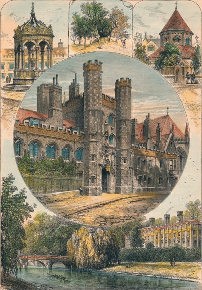 Vedute in e intorno a Cambridge, c1890 da Unbekannt