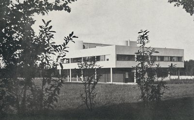 Villa a Poissy, costruita in cemento armato, 1933 da Unbekannt