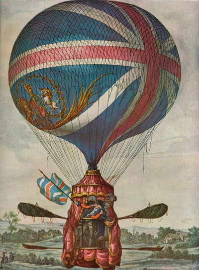 Secondo pallone di Vincent Lunardi: 3 maggio 1785, 1937 da Unbekannt