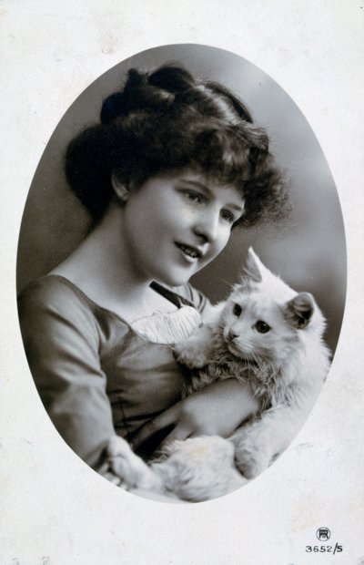 Cartolina francese vintage, c1900 da Unbekannt