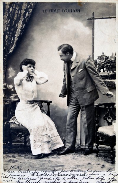 Cartolina francese vintage, c1900 da Unbekannt
