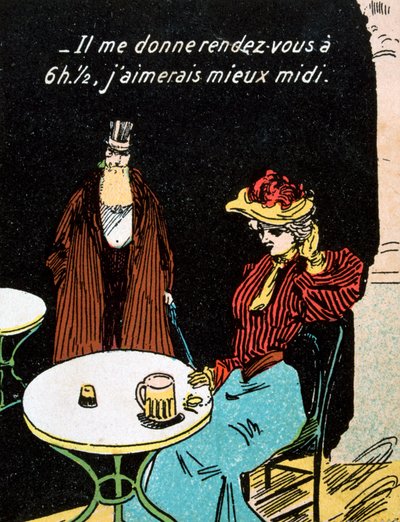 Cartolina francese vintage da Unbekannt