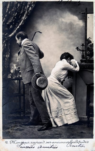 Cartolina francese vintage da Unbekannt