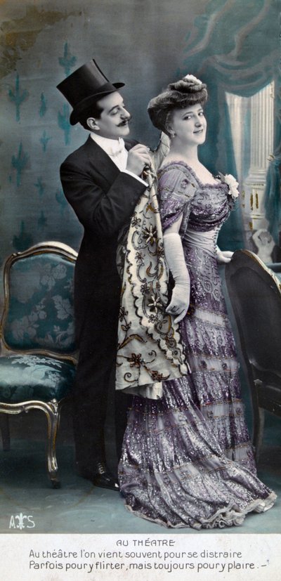 Cartolina francese vintage da Unbekannt