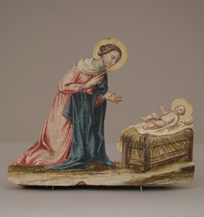Vergine Maria con Cristo in una mangiatoia, XVIII secolo da Unbekannt