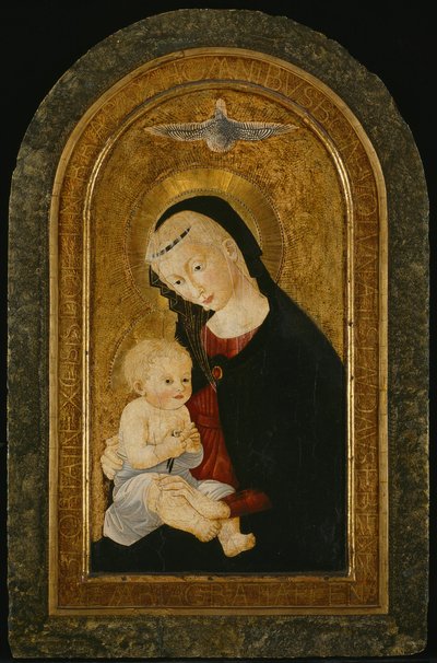 Vergine e Bambino, 1460-70 da Unbekannt