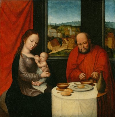 Vergine e Bambino con San Giuseppe da Unbekannt