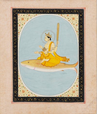 Vishnu come avatar del pesce, Matsya da Unbekannt