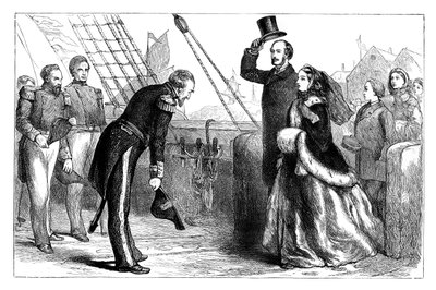 Visita della Regina e del Principe Alberto alla Resolute, 1856, c1888 da Unbekannt