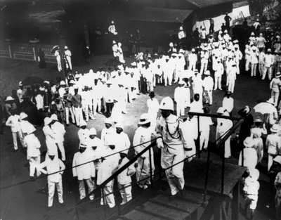 Visitatori a Port Doumen, Saigon, Vietnam, 1900 da Unbekannt