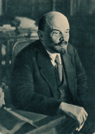 Vladimir Ilich Lenin, leader bolscevico russo, 28 novembre 1921 da Unbekannt