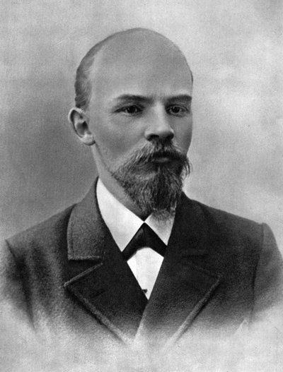 Vladimir Ulyanov Lenin, rivoluzionario bolscevico russo, Mosca, Russia, febbraio 1900 da Unbekannt