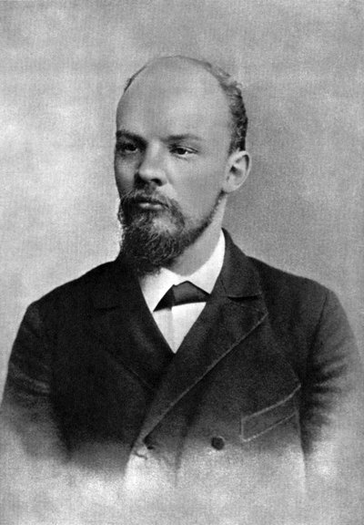 Vladimir Ulyanov Lenin, rivoluzionario bolscevico russo, San Pietroburgo, Russia, febbraio 1897 da Unbekannt