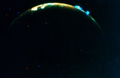 Eruzione vulcanica sulla luna di Giove, Io, 1979 da Unbekannt