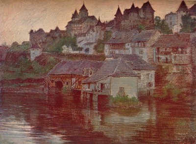 Vista generale di Uzerche e della Vézère lato sud, 1913-1914 da Unbekannt