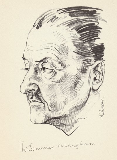 W Somerset Maugham, autore britannico da Unbekannt
