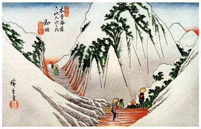 Wada. La testa del passo, nella neve, 1830s 1925 da Unbekannt