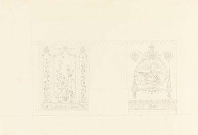 Decorazione murale, Sala Blu, Royal Pavilion, Brighton da Unbekannt