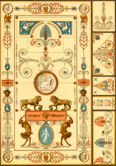 Pittura murale e decorazione del soffitto, Germania, inizio XIX secolo da Unbekannt