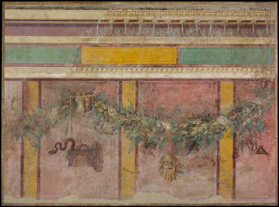 Affresco dalla parete ovest della Stanza L della Villa di P. Fannius Synistor..., ca. 50-40 a.C. da Unbekannt