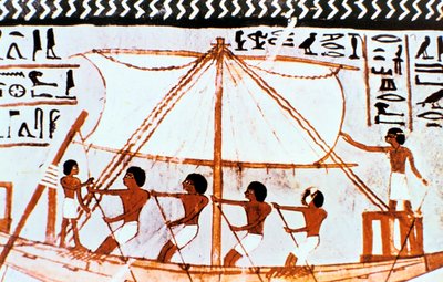 Pittura murale dalla tomba di Sennefer, Abydos, Antico Egitto, XVIII dinastia, c1450 a.C. da Unbekannt