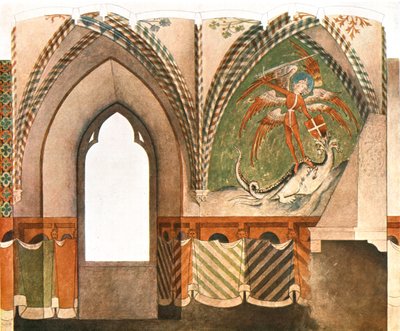 Affresco nel Castello di Lochstedt, Pillau, Germania, 1928 da Unbekannt