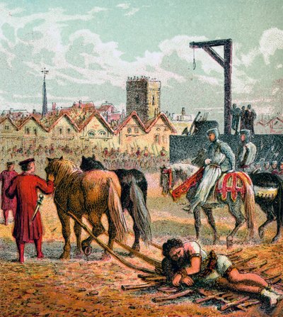Esecuzione di Wallace, 1305, c1850 da Unbekannt