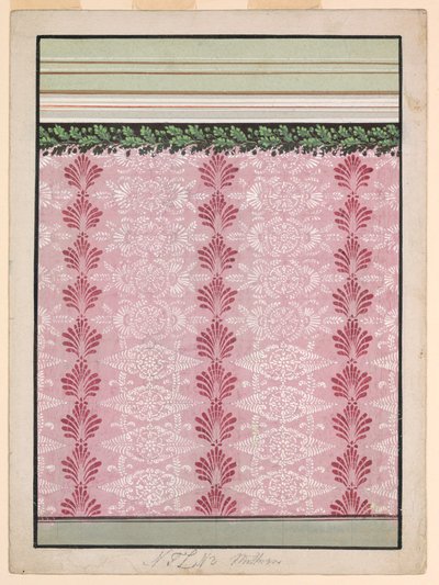 Disegno per carta da parati da Unbekannt