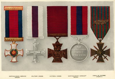Decorazioni di guerra, 1919 da Unbekannt