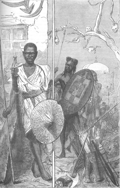 Guerrieri del Mahdi, c1885 da Unbekannt