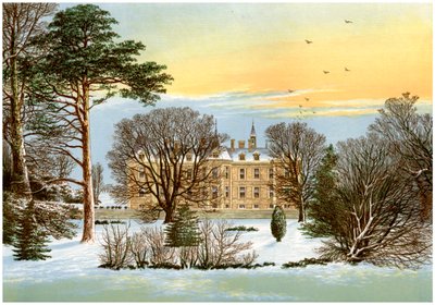 Warter Priory, vicino a Pocklington, Yorkshire, casa della famiglia Wilson, c1880 da Unbekannt