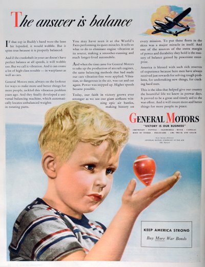 Pubblicità di guerra per General Motors, 1944 da Unbekannt