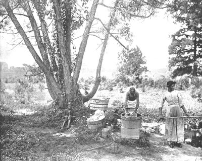 Lavandaie, El Paso, Texas, USA, c1900 da Unbekannt