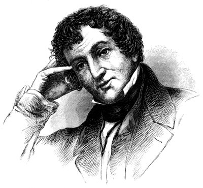 Washington Irving, autore americano, c1880 da Unbekannt