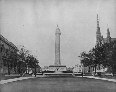 Monumento a Washington, Baltimora, c1897 da Unbekannt